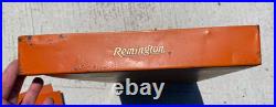 RARE Vintage Remington Hunting Knife Store Display Case Tray Shadowbox Sign RARE Vintage Remington Hunting Knife Store Display Case Tray Shadowbox Sign