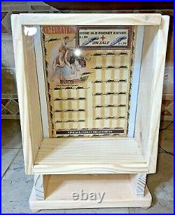 REPLICA 1950's Hardware Store knife Display Case Handmade New Unfinished