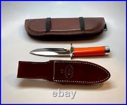 Randall Made Knives Combat Companion Orange G-10 Scales and Original Sheath