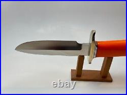 Randall Made Knives Combat Companion Orange G-10 Scales and Original Sheath