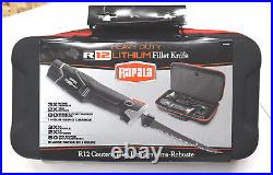 Rapala R12 Heavy-Duty Electric Fillet Knife Combo Set with Storage Case R12HDRF