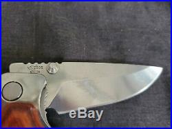 Rare Buck 276 ATS-34 BOS Folding Knife -with 276 leather case old store stock