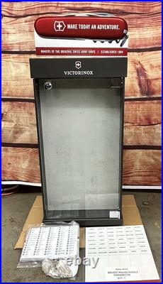 Rare Victorinox Swiss Army Knife Hardware Store Display Case 12 x 24 x 12 Key Rare Victorinox Swiss Army Knife Hardware Store Display Case 12 x 24 x 12 Key
