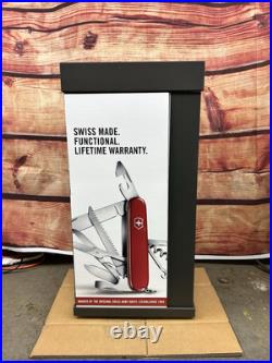 Rare Victorinox Swiss Army Knife Hardware Store Display Case 12 x 24 x 12 Key Rare Victorinox Swiss Army Knife Hardware Store Display Case 12 x 24 x 12 Key