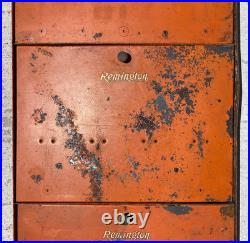 Rare Vintage Remington Hunting Knife Store Display Case Tray Shadowbox Sign