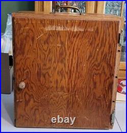 Rare Vintage Schrade Old Timer Knife Countertop Store Wooden Display Case