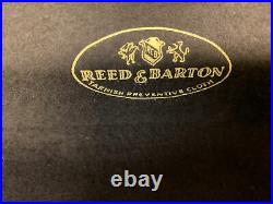 Reed & Barton mahogany silverware/flatware storage case for service of 12