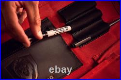 Rugged 12oz Leather Knife Roll Secure & Comfortable Chef Storage Solution Rugged 12oz Leather Knife Roll Secure & Comfortable Chef Storage Solution