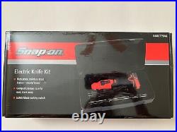 SNAP-ON Tools Kitchen Electric Knife Kit Stainless Steel Blades Storage Case