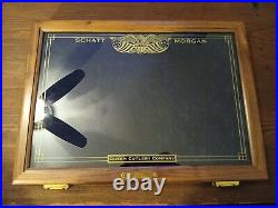 Schatt & Morgan Queen Empty Display Storage Case Wood 18 X 13