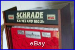 Schrade Knives Old Timer Uncle Henry Counter Display Case w Storage No Knives