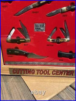 Schrade Knives & Tools Uncle Henry Old Timer Store Display Case With Knifes NOS