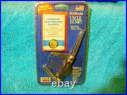 Schrade Rare 897uh Srockman Knife Store Hanger With Ihea Hat Pin Unopened