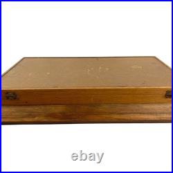 Schrade Walden Knives Glass Topped Wood Display Case Countertop Cabinet Retail Schrade Walden Knives Glass Topped Wood Display Case Countertop Cabinet Retail