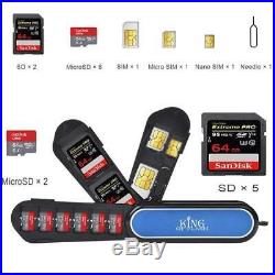 Secure Digital SD TF Micro SD/HC Memory Card Case Army Knife Storage Sim Holder
