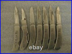 Set (7) United Cutlery Desert Storm, Scudbuster, Patriot, B52 Pocket Knives Uc305