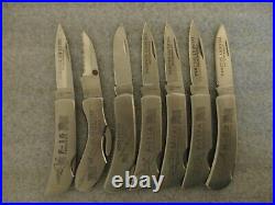 Set (7) United Cutlery Desert Storm, Scudbuster, Patriot, B52 Pocket Knives Uc305 Set (7) United Cutlery Desert Storm, Scudbuster, Patriot, B52 Pocket Knives Uc305