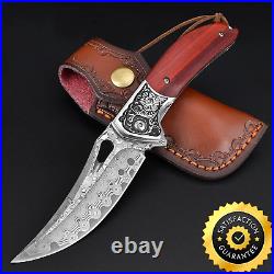 Sharp VG10 Core Damascus Steel Pocket Knife for Outdoor Camping Survival Hunting