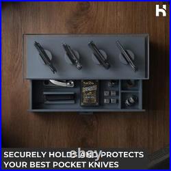 Showcase Your Knives with The Knife Deck Premium Pocket Knife Display Case