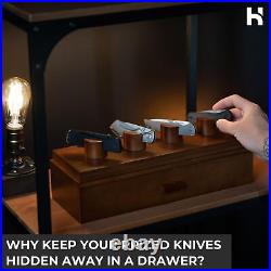 Showcase Your Knives with The Knife Deck Premium Pocket Knife Display Case