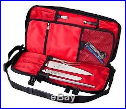 Single-Zip 12-Pocket Knife Case Storage Bag Chef Carrying Protector Travel Roll