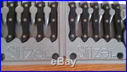 Slitzer 17 Piece Cutlery Kitchen Cooking Chef Knife Set With Storage Case