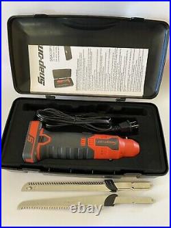 Snap-on Electric Knife Kit with Stainless Steel Blades & Carry Case
