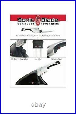 Sonic Blade PORTABLE & Cordless PRO SERIES Rechargeable Knife 5 IN 1