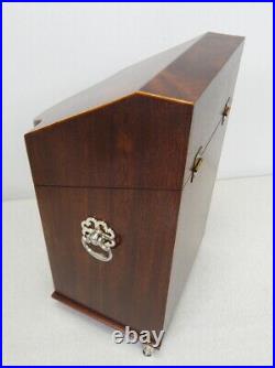 Southampton Georgian Fine Mahogany Wood Knife Kitchen Utensil Storage Case Box