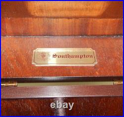 Southampton Georgian Fine Mahogany Wood Knife Kitchen Utensil Storage Case Box