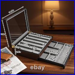 Stylish Pocket Knife Case with Glass Top Perfect for Gifting and Display Stylish Pocket Knife Case with Glass Top Perfect for Gifting and Display