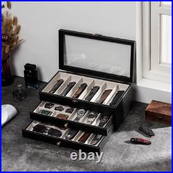 Stylish Solid Wood Knife Display Case with Buckle Ideal for Groomsmen Gifts