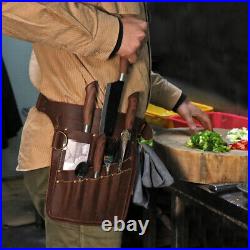 TOURBON Kitchen Tools Storage Belt Holster Chef Utility Waist Pouch Leather US