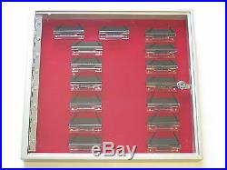 Timberline Folding 15 Knife Dealer Store Counter Wall Locking Glass Display Case