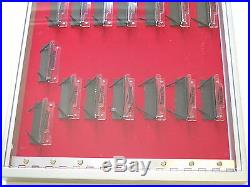 Timberline Folding 15 Knife Dealer Store Counter Wall Locking Glass Display Case