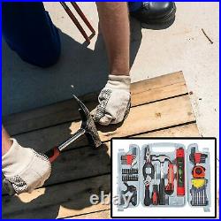 Tool Set Kit Repair General Household Toolbox Storage Case Durable Comfortable