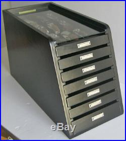 USED-Knife Display Case Storage Cabinet Tool Box, KC01-BL