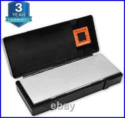 Ultimate Knife Sharpener Double-Sided Diamond Whetstone with Angle Guide & Case