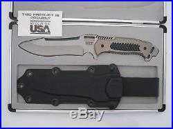 Uzi Defender Fixed Blade Knife with Storage Case and Sheath by Fred Carter MIB