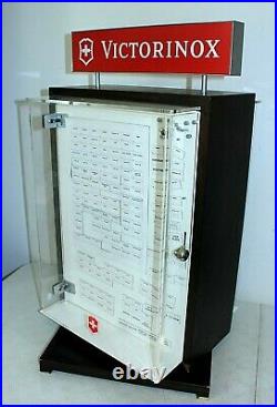 VICTORINOX Swiss Army Knife Retail Store DISPLAY CASE, Rotating Locking Magnetic