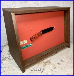 VINTAGE 1960s OLSEN OK BRAND KNIFE DISPLAY SHOW CASE Collectibles Store Display