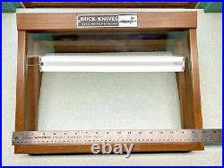 VINTAGE FIREARMS BUCK KNIVES FACTORY ISSUED STORE DISPLAY CASE 18 new old stock