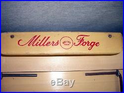 VINTAGE MILLER'S FORGE STORE COUNTERTOP DISPLAY CASE Scissors Knives Clippers