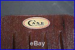 VINTAGE SET 6 CASE XX CAP254 STEAK KNIVES With ORIGINAL STORAGE BOARD 06CHB