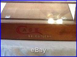 Vintage Store/ Dealer Case XX Pocket Knife Roll Up Storage Display Case Nice