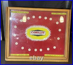 VTG Camillus 18 Knife Hardware Store Counter Top Display with Supply Storage Case