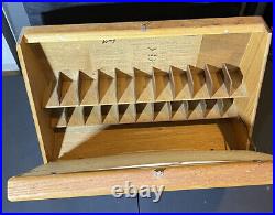 VTG Camillus 18 Knife Hardware Store Counter Top Display with Supply Storage Case