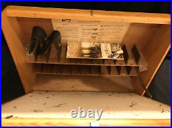 VTG Camillus Knife Hardware Store Counter Top Display/Storage Case with 12 Knives