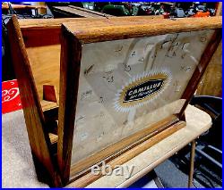 VTG Camillus Knife Hardware Store Counter Top Display/Storage Case with 16 Knives