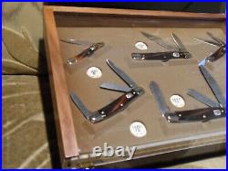 VTG Knife ANVIL BRAND COLONIAL Master Store Display Mint Condition With 6 Knives